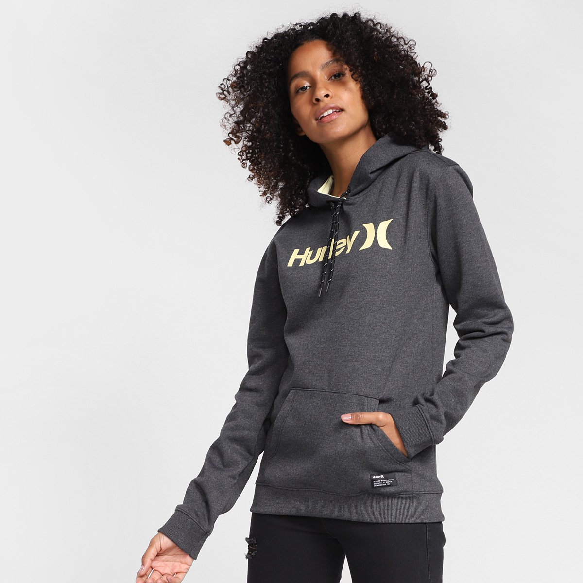 black gymshark moletom com capuz